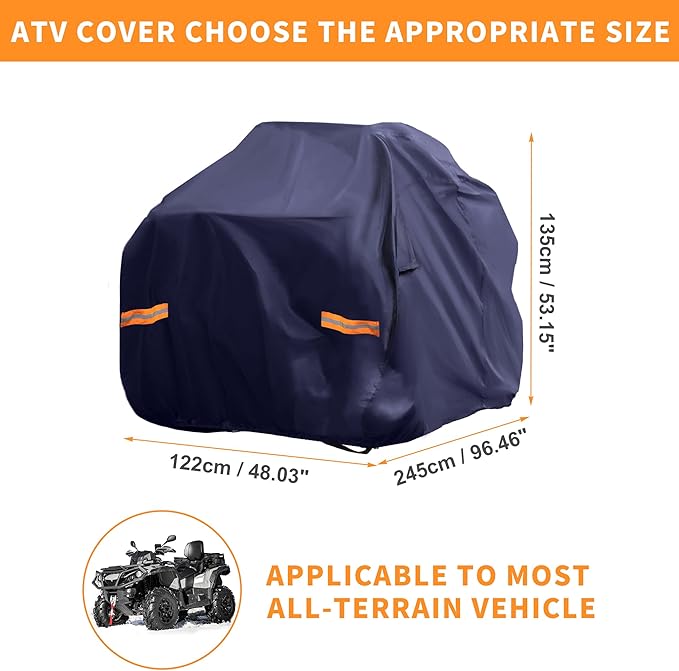 X AUTOHAUX ATV Cover for Can-am Outlander MAX XT DPS/XT-P 4 Wheelers Quad Cover