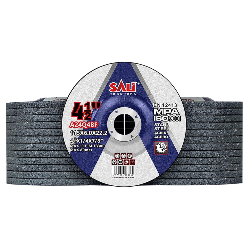 SALI 25 Pack 4-1/2 Inch Grinding Wheels for General Purpose Metal & Stain...