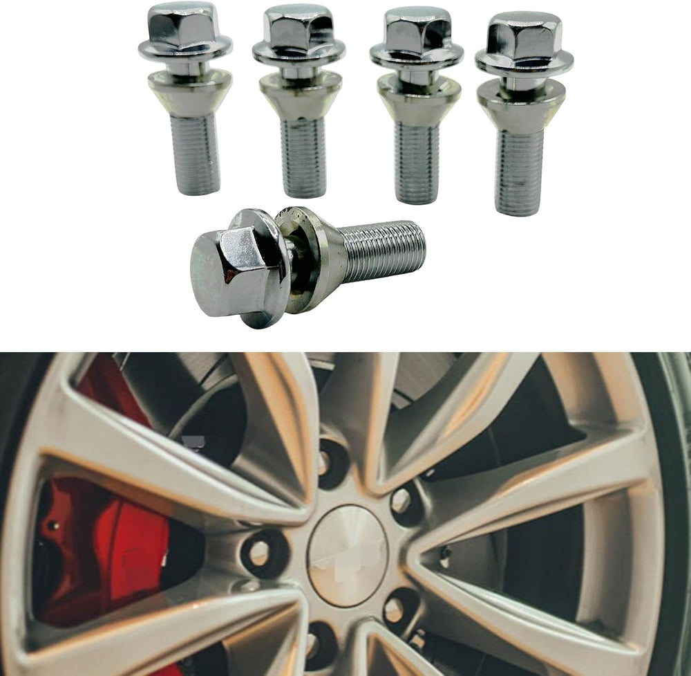 5Pcs M14x1.5 Wheel Lug Stud Bolts for Volvo XC60 V60 S80 31423735 | for Volvo...