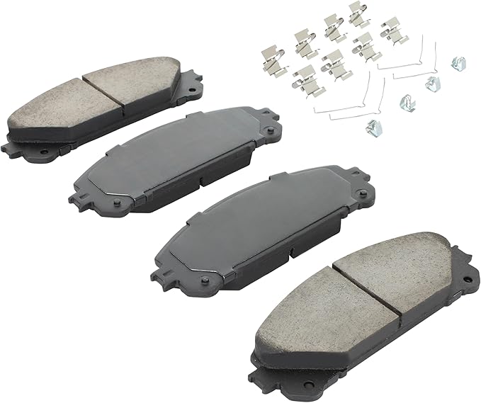 Premium Ceramic Front Brake Pads Compatible