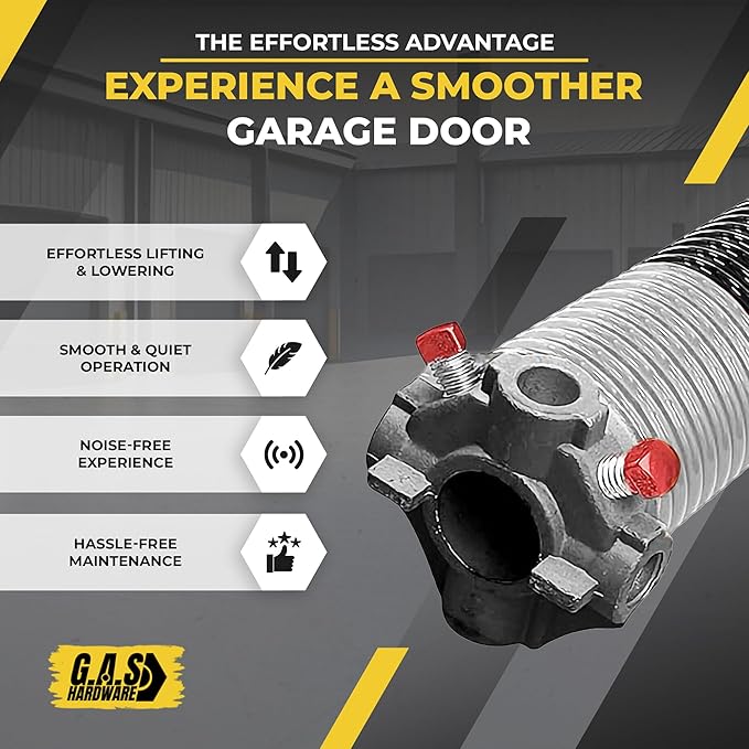 Garage Door Torsion Spring 218x1.75x31 Includes 1” Steel Bearing, and Winding