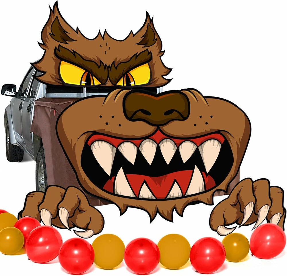 JOYIN Halloween Werewolf Trunk or Treat Car Decorations Kit for SUV, Vehicle ...