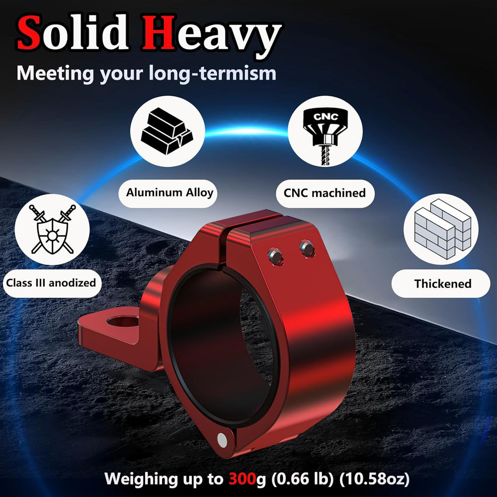 LOKTENWO 2 PCS Solid Heavy Whip Light Mount 360°Adjustable Light Bar Mounting...