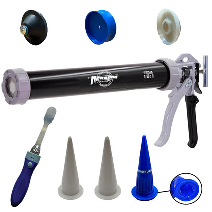 Caulk Gun, Bulk/Sausage Packs, Blk, 24 oz.