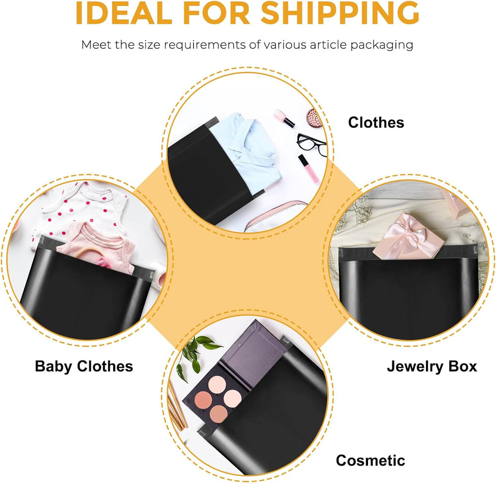 Metronic Poly Mailers 10x13 1000 Pack, Self-Seal Shipping Bags for Clothing
