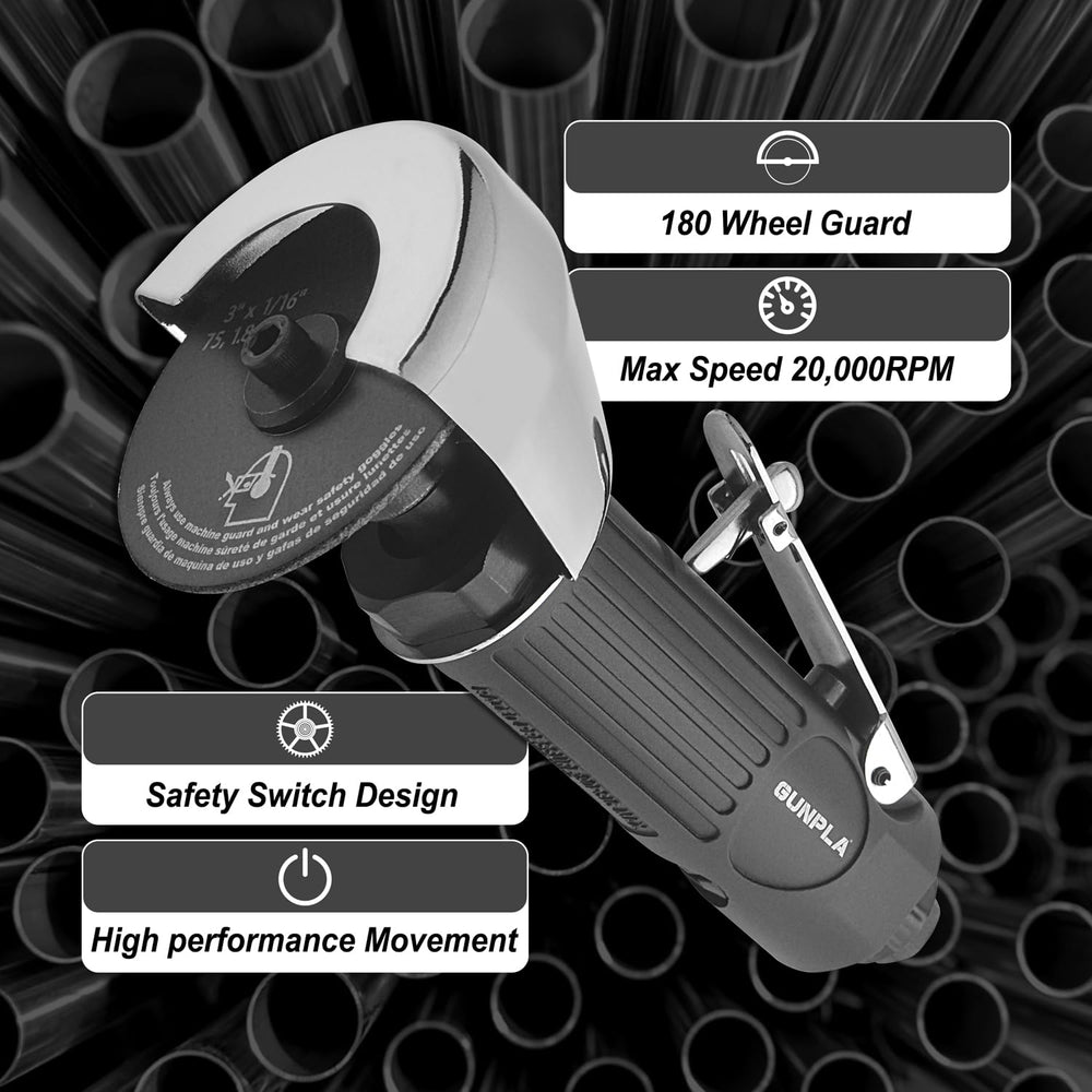 Air Cut Off Tool,Pneumatic Cut Off Tool with 6Pcs 3-inch Die Grinder Cut-Off ...