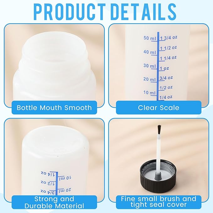 Mumufy 120 Pcs Touch up Paint Bottles