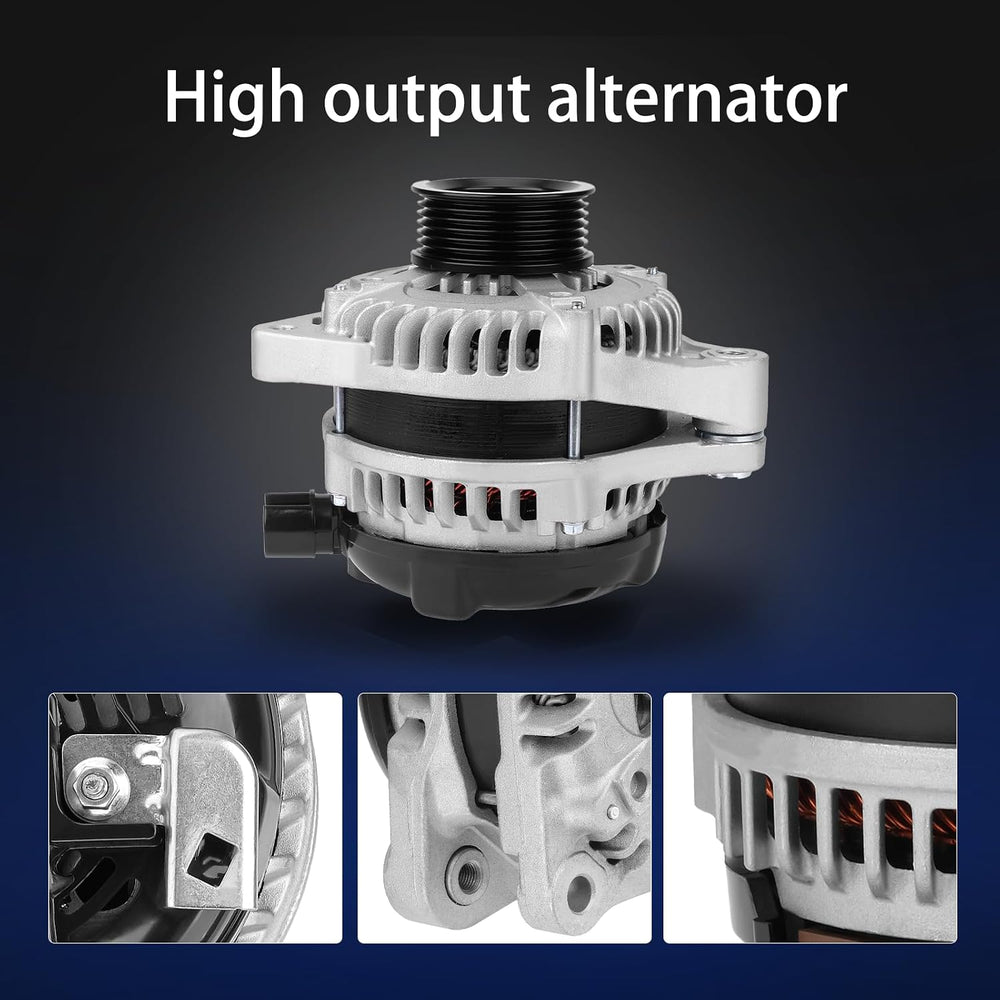 130A High Output Alternator Compatible with 2004 2005 2006 2007 Honda Accoed ...
