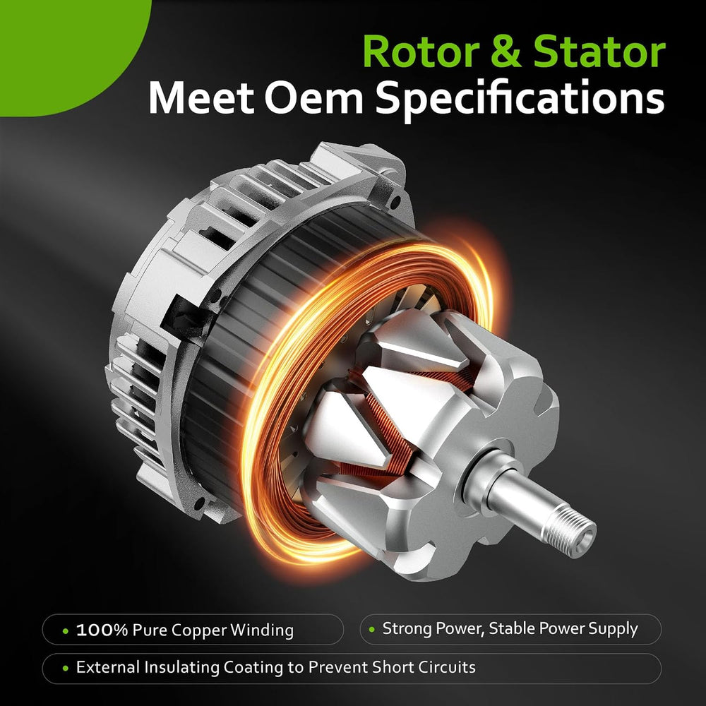 Alternator Replacement for 2007-2009 Kia Sorento 3.3 3.8L, Sedona 06-09, Borr...