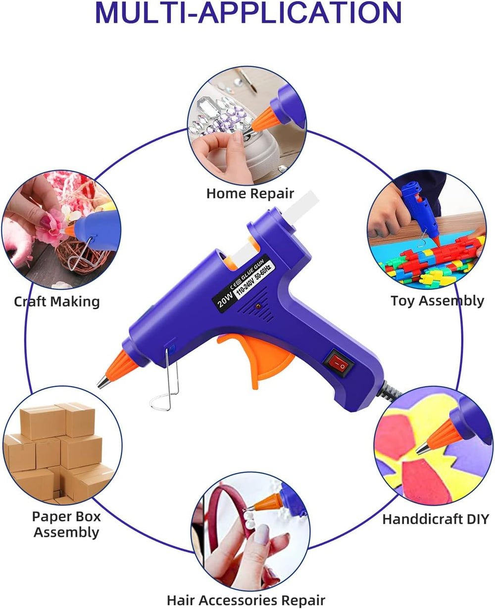 Hot Glue Guns and Sticks Set Mini Kit for Craft DIY and Home Repair 10Pack