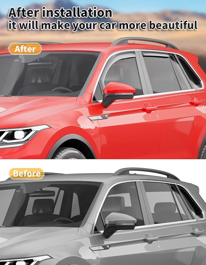 in-Channel Window Rain Guards Fit