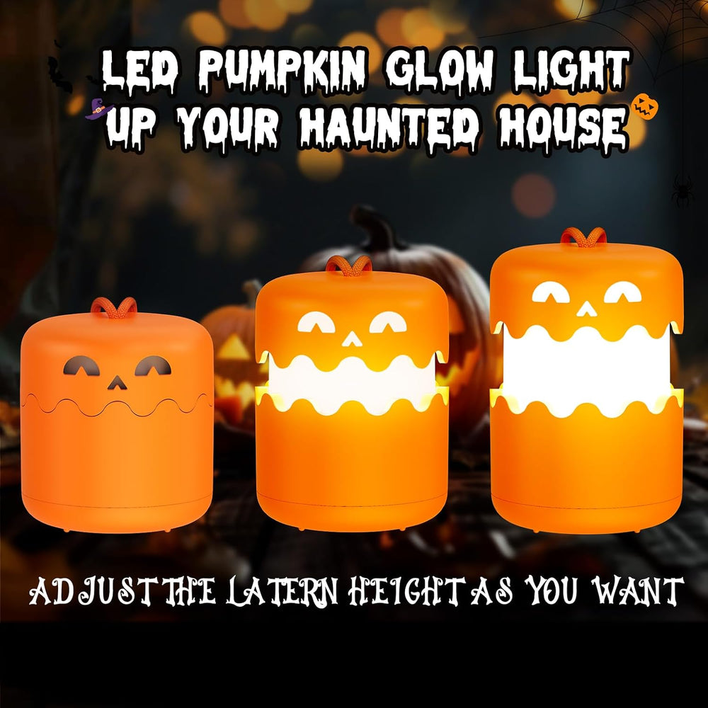 Rechargeable Halloween Pumpkin Lantern Light Collapsible Jack O Lantern