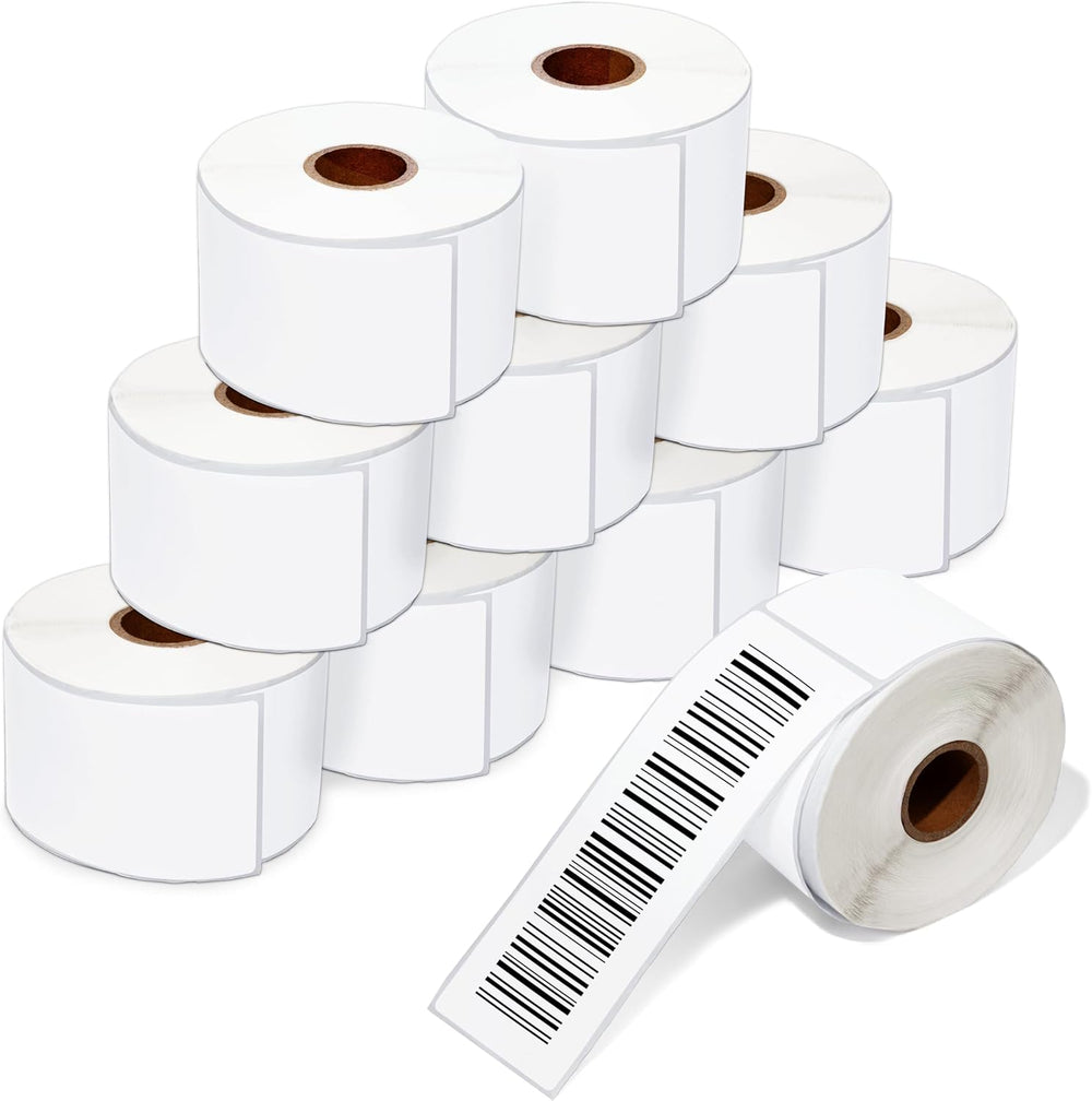 2" X 8" Direct Thermal Labels (2500 Count, 10 Rolls) - Long