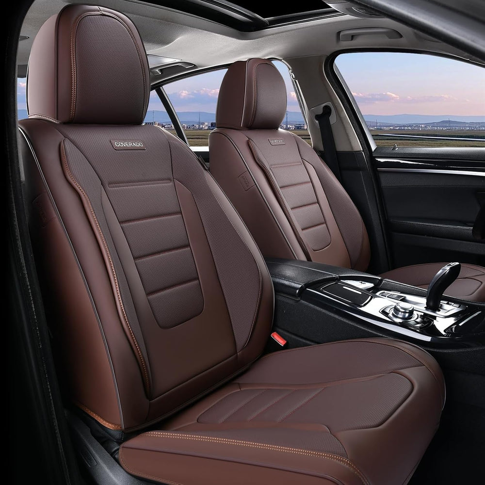 Coverado Car Seat Covers Front, Seat Covers for Cars, Waterproof 2-Pack Car S...