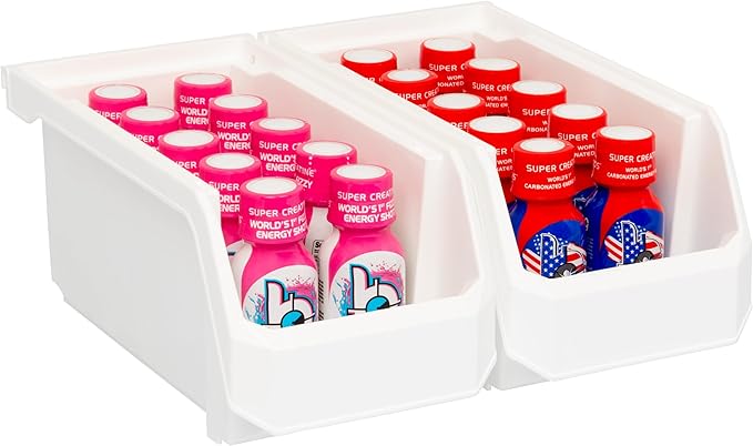 Plastic Containers for Organizing and Storage Bins for Closet, Garage or Pant...