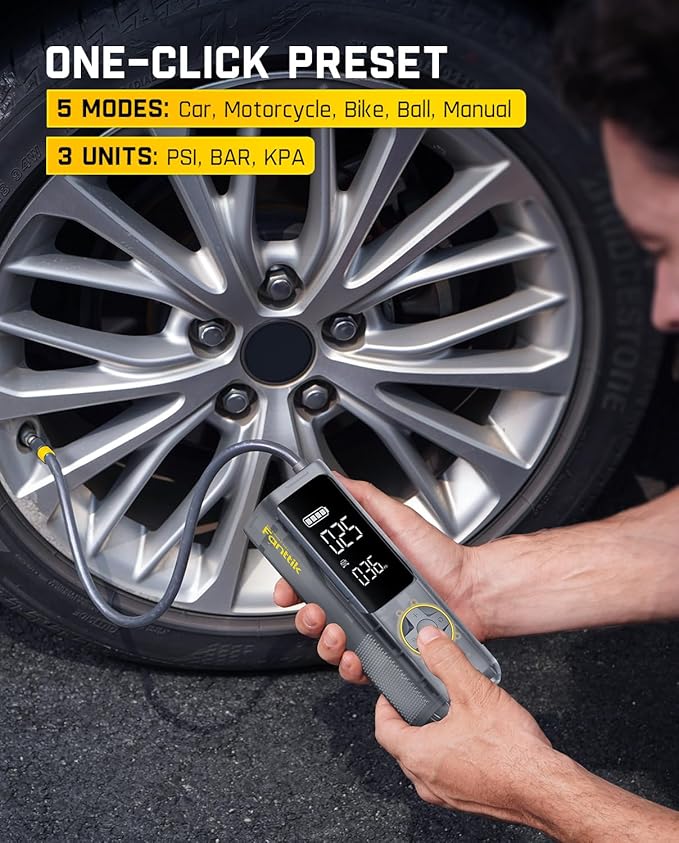 Fanttik X8 APEX Tire Inflator Portable Air Compressor, 1 Min Fast Inflation