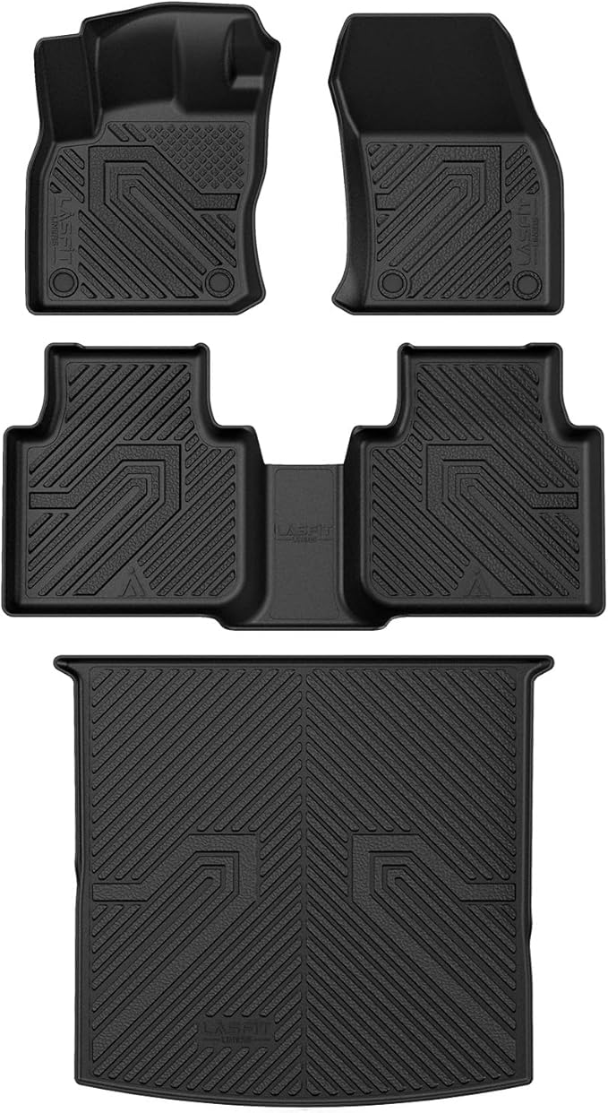 LASFIT Floor & Cargo Mats for Volkswagen Tiguan 2018 2019 2020 2021 2023 ...
