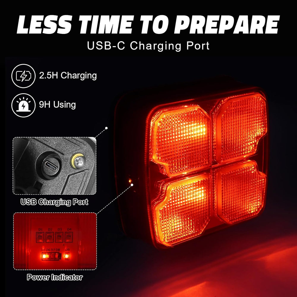 Agrieyes Wireless Trailer Lights, Magnetic Tow Tail Light Kit (T212)