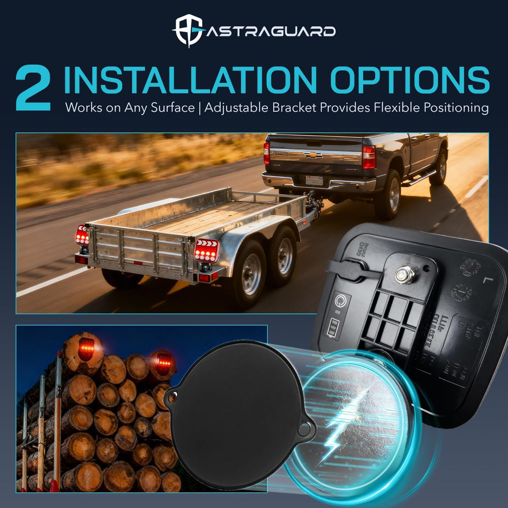 Wireless Trailer Lights, Magnetic Tow Lights, Rechargeable LED Wireless Trail...
