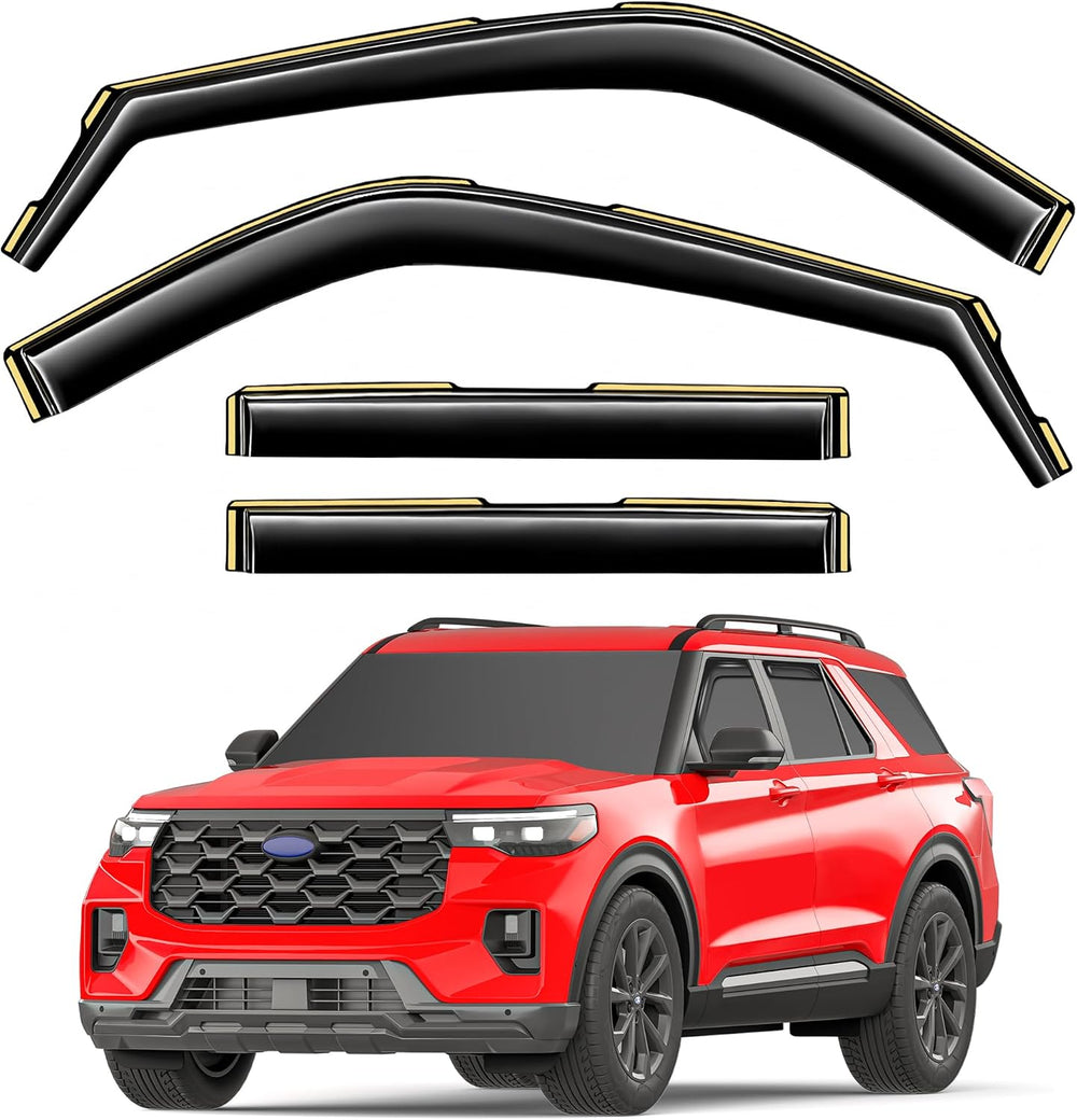 in-Channel Window Rain Guards Fit