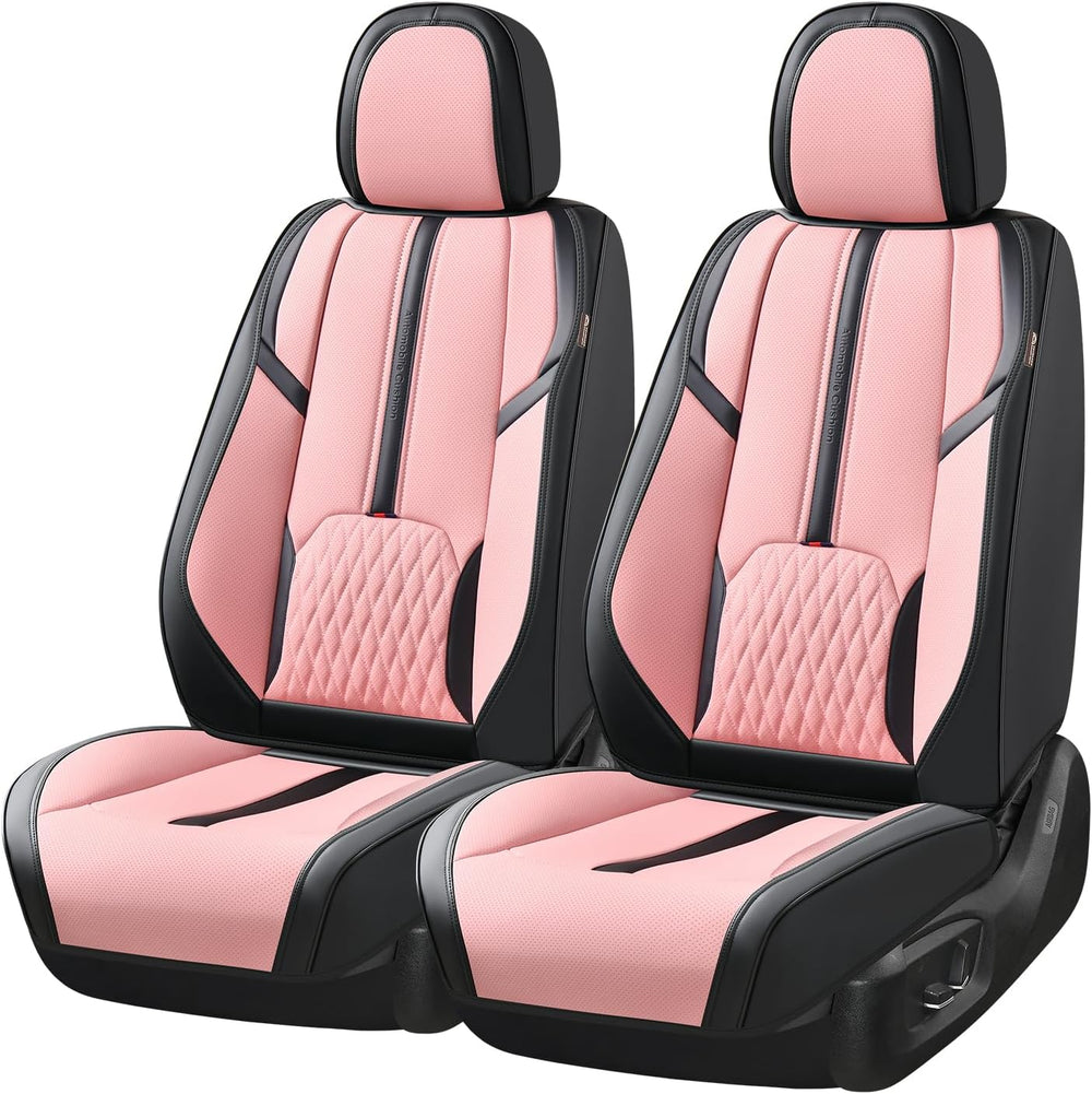 Coverado Seat Covers for Cars, Automotive Seat Covers for Front Seat, Leather...