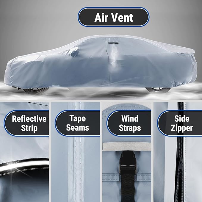 iCarCover Premium Car Cover for 2004-2006 Pontiac GTO Heavy Duty Waterproof