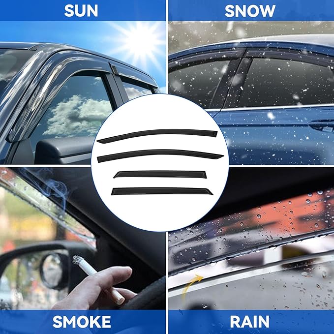 4pcs Window Visors Compatible