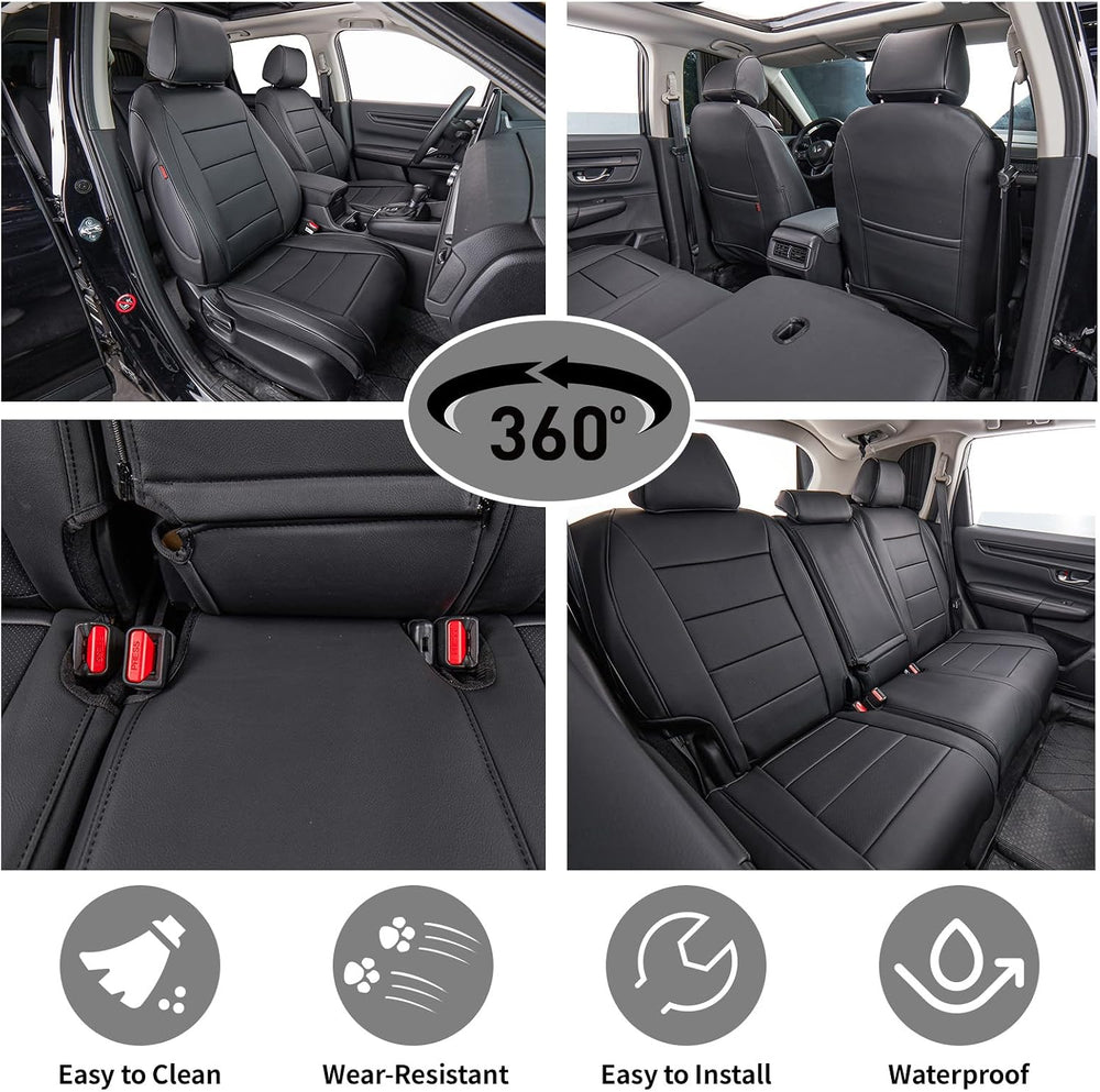 EKR Car Seat Covers for Honda CRV 2023-2027 Leatherette Full Set