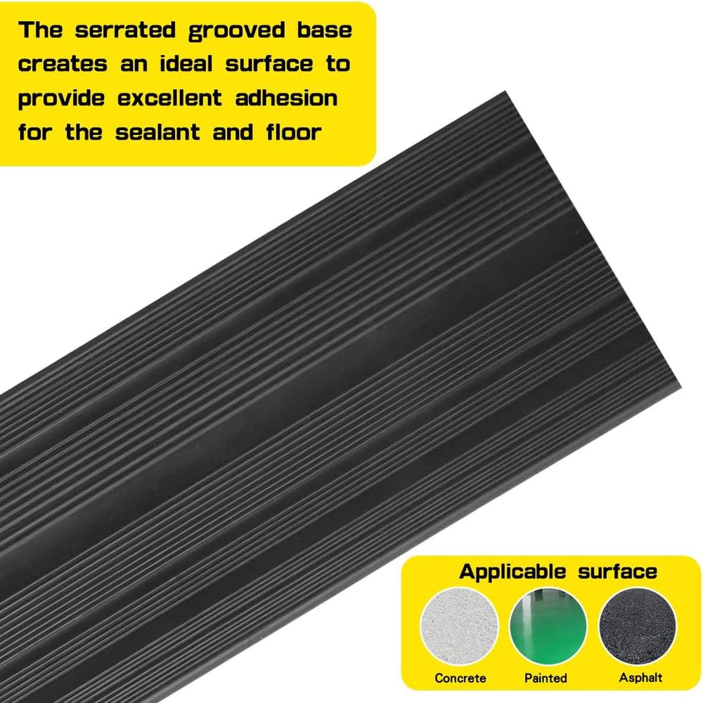 Universal Garage Door Bottom Threshold Seal Rubber Strip with Adhesives, DIY ...