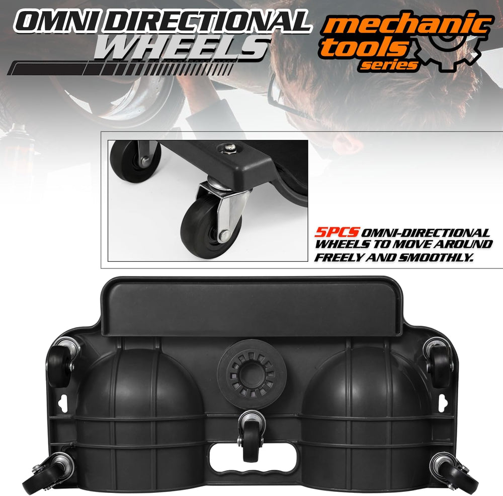 M-AUTO Rolling Knee Creeper Durable Knee Pads with Full 360 Degree Turn Caste...