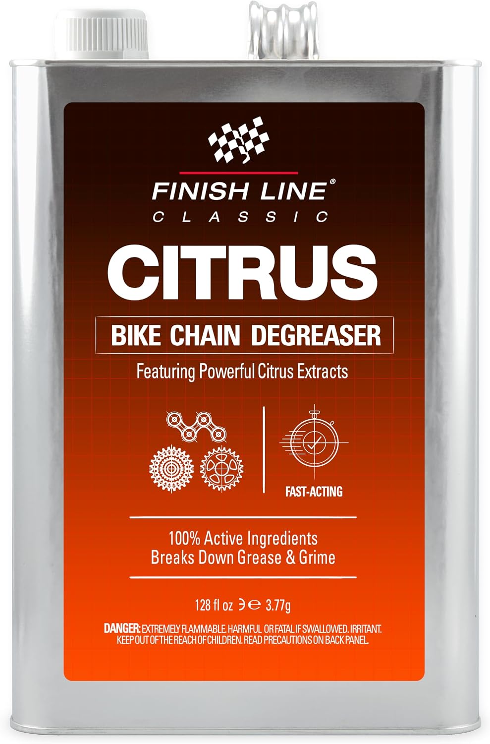Finish Line Citrus Bike Degreaser Biodegradable 1 Gallon