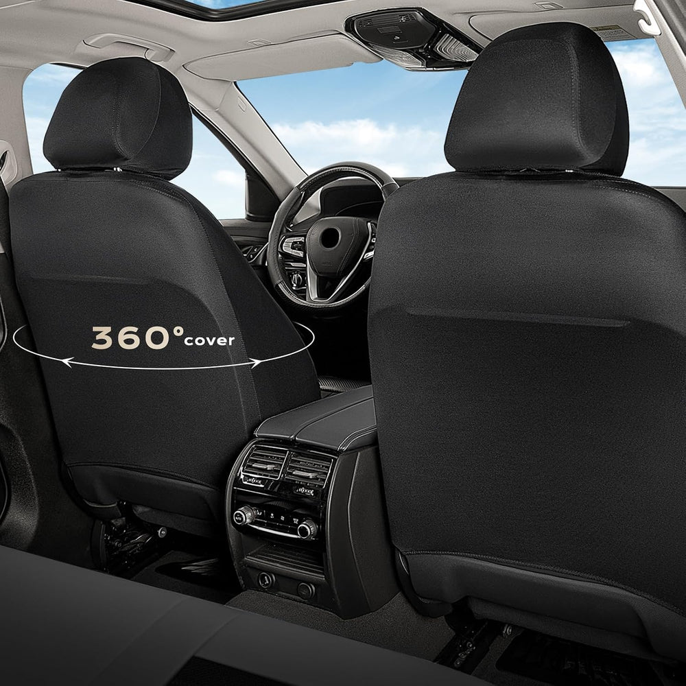 Coverado Car Seat Covers Front Seats, Luxury Leather Car Seat Covers, Automot...