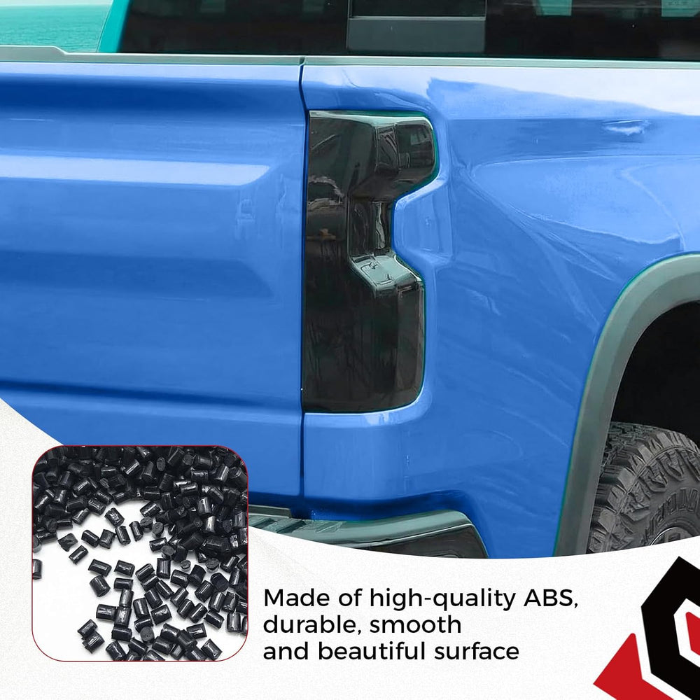 Taillight Protector Covers Compatible with Chevrolet Silverado 2019-2025, Gen...