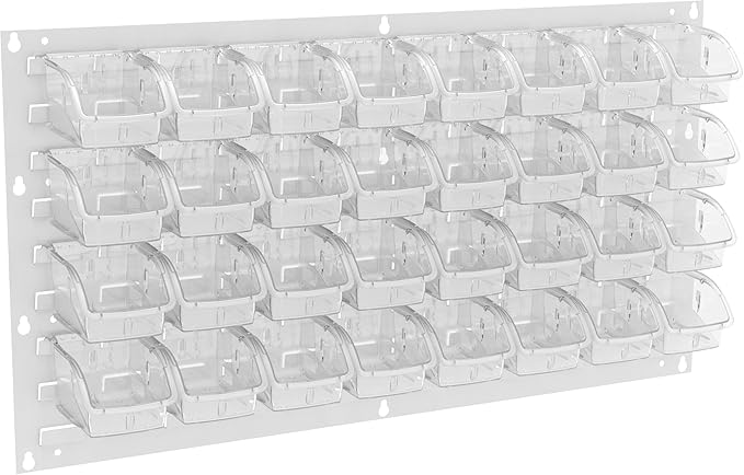 Akro-Mils 30636 Heavy Duty Wall Mount Garage Storage Steel Louvered Panel | (...