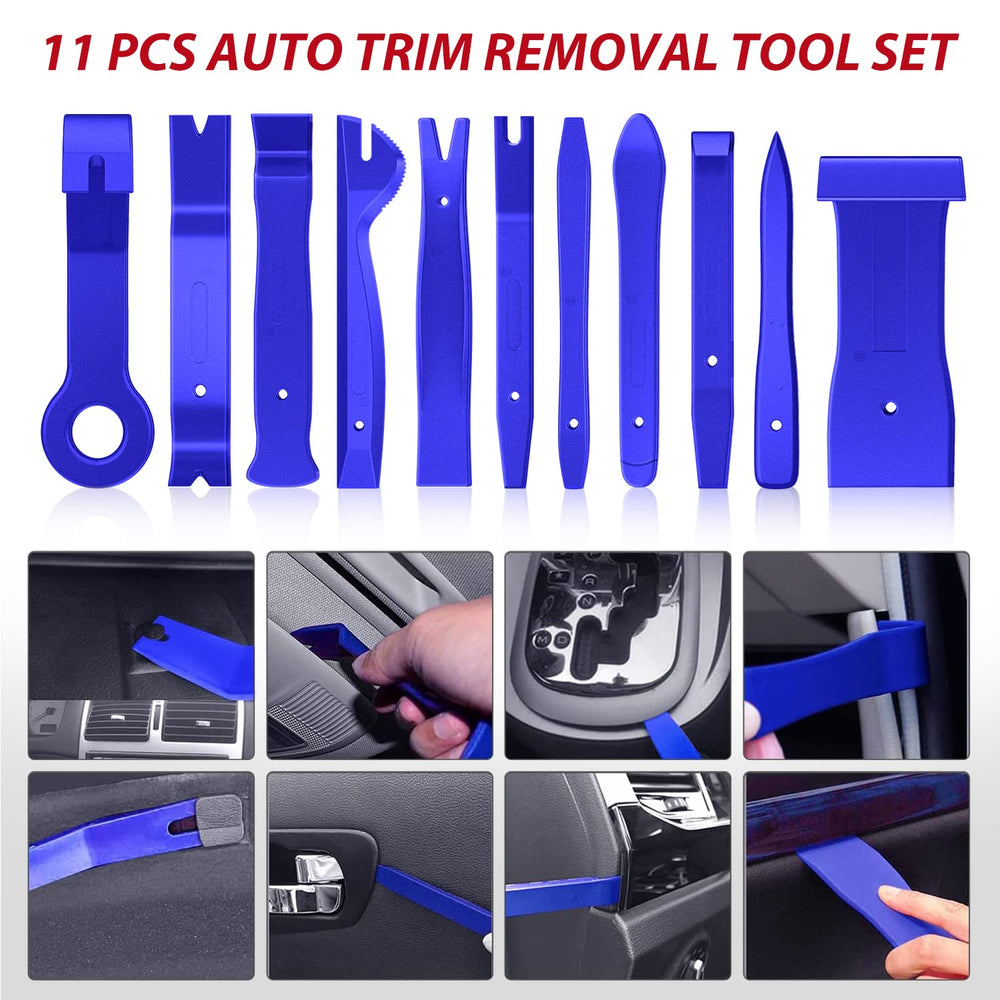 Nilight 200Pcs Trim Removal Tool, Auto Push Pin Bumper Retainer Clip Set