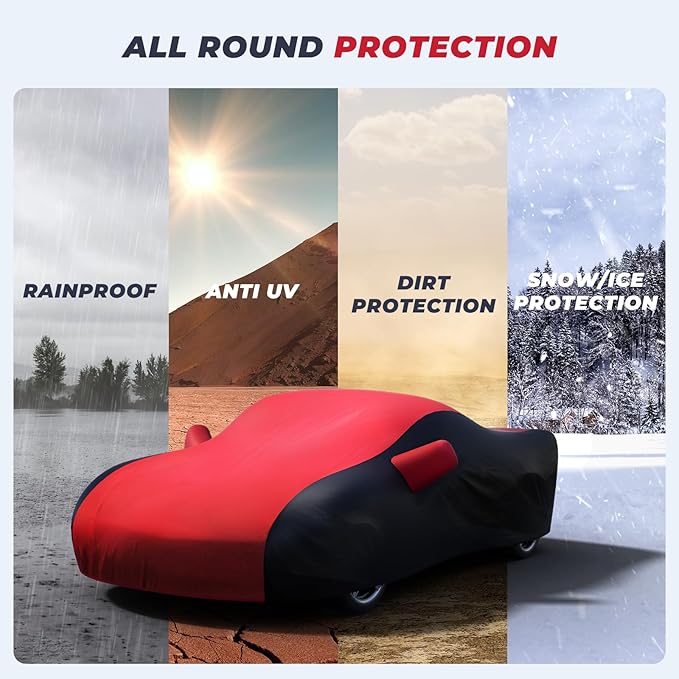 KAKIT Waterproof Car Cover Custom Fit