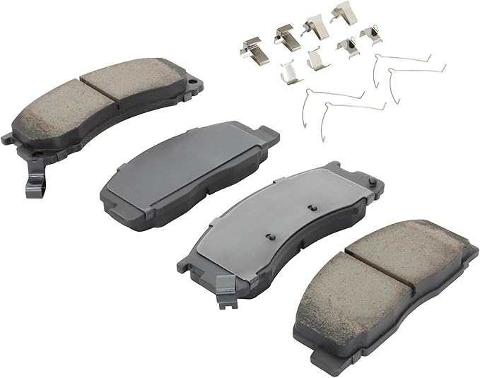 Premium Ceramic Front Brake Pads Compatible