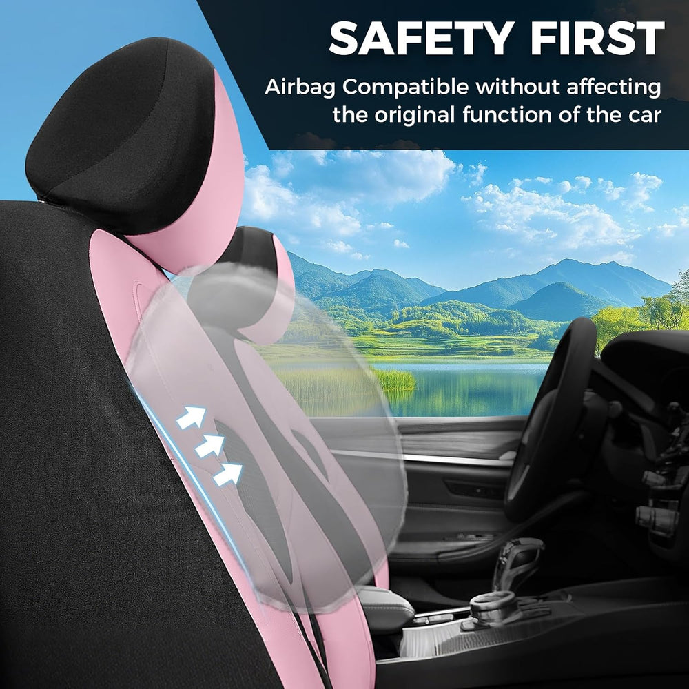 Car Seat Covers Full Set, Universal Seat Cover 5 Seats, Automotive Seat Cover...