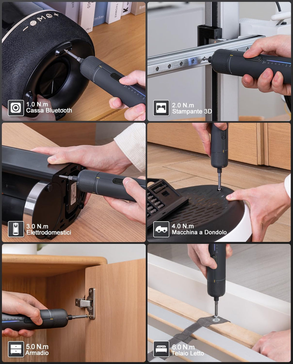 Fanttik S2 Pro Electric Screwdriver, Cordless Screwdriver Set(Space Grey)