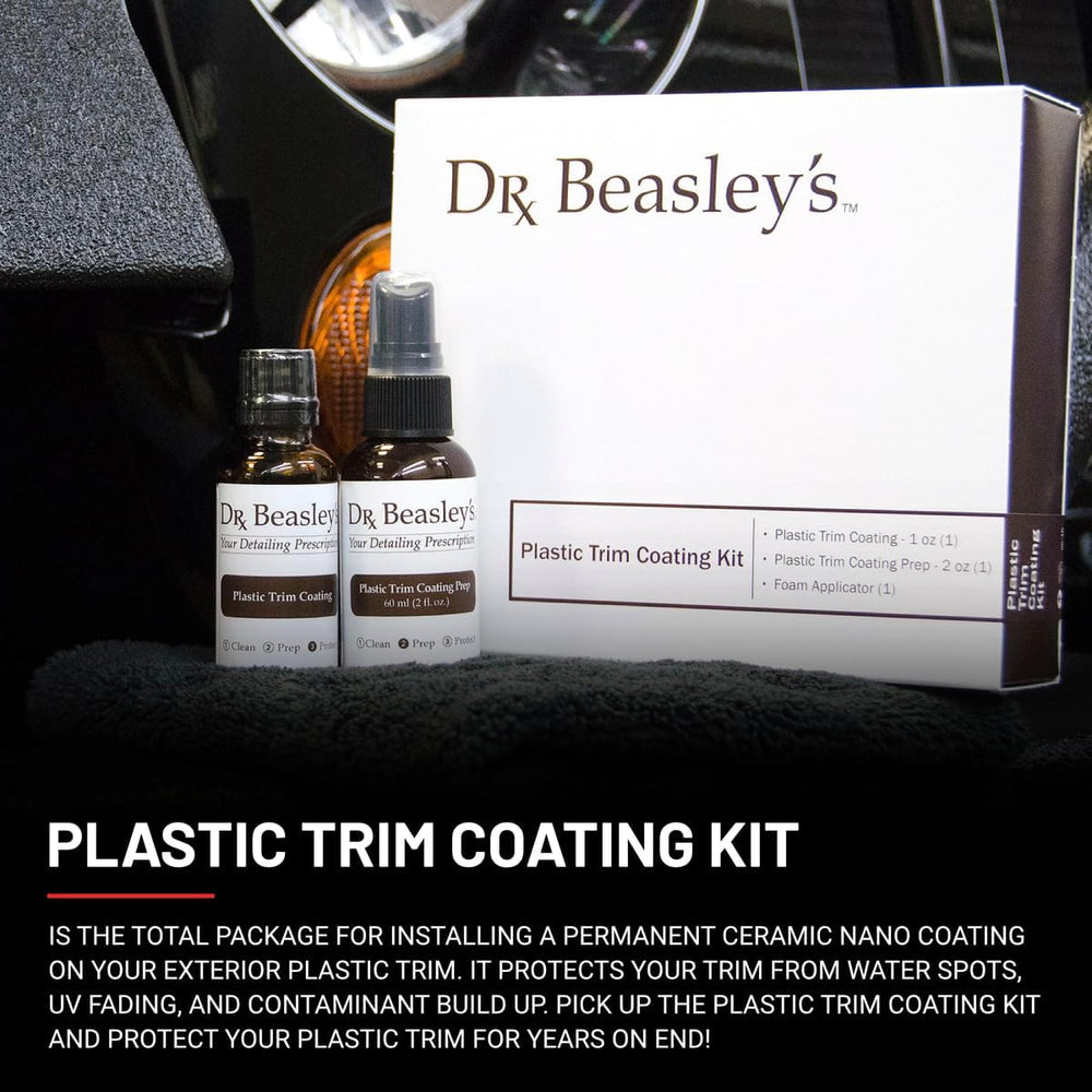 Dr. Beasley's Plastic Trim Coating Kit for Autos - Permanent Ceramic Nano...