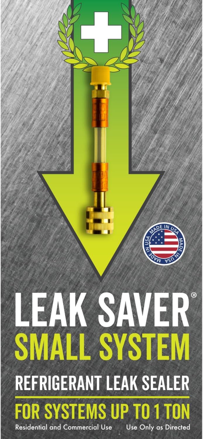 Leak Saver Direct Inject AC Leak Sealer Small System | AC Stop Leak for Most ...
