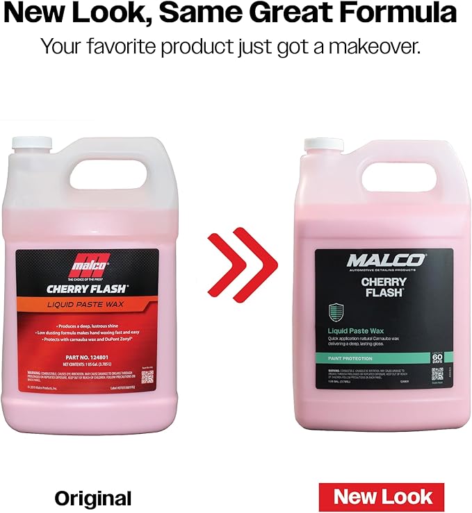 Malco Cherry Flash Automotive Liquid Paste Wax – Protect & Shine Your