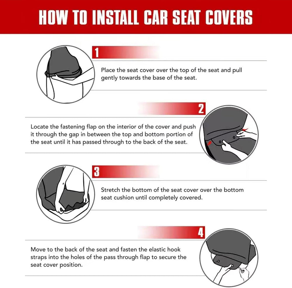 Cute Ghost with Mushroom Car Seat Covers, Universal Breathable Washable Car S...