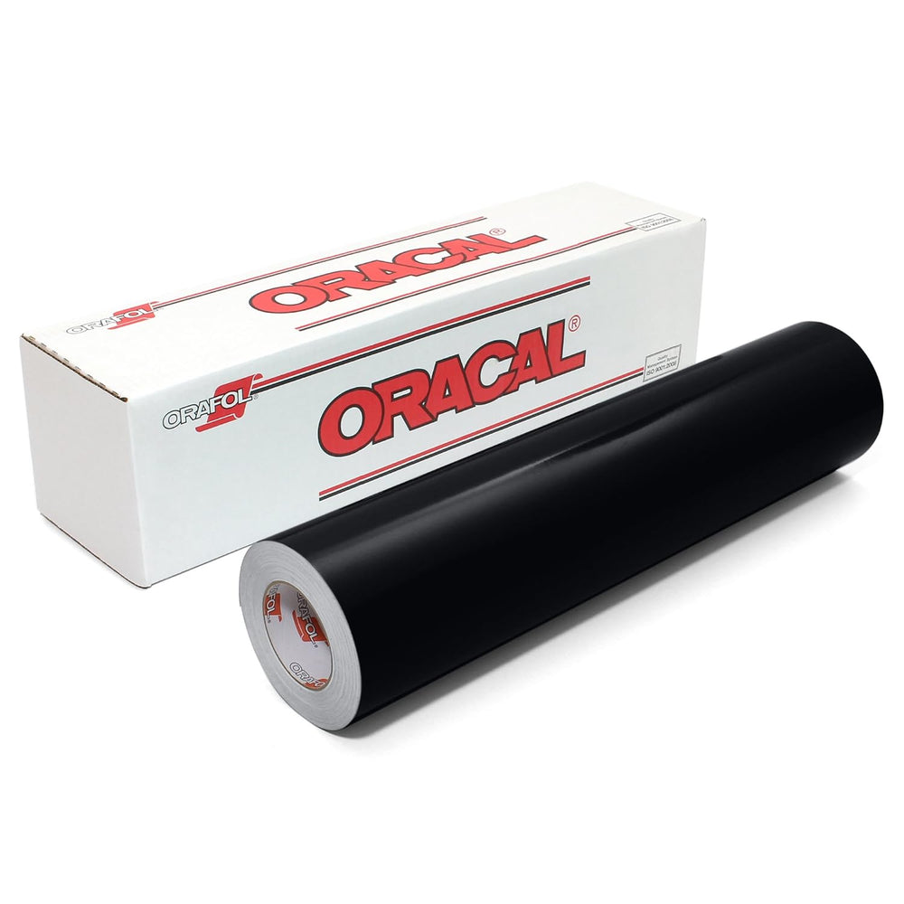 ORACAL 651 Glossy Durable Adhesive Vinyl 12" x 150ft - Black