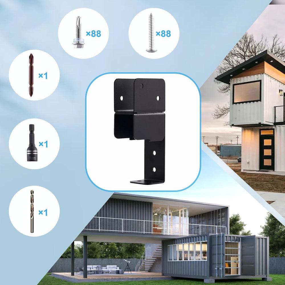 20 Foot Shipping Container Roof Brackets Fits，Wood Truss Brackets for Shippin...