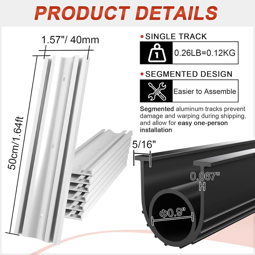 Garage Door Seals Bottom Rubber - Jobon 16.5 Ft Heavy-Duty Garage Door Weathe...