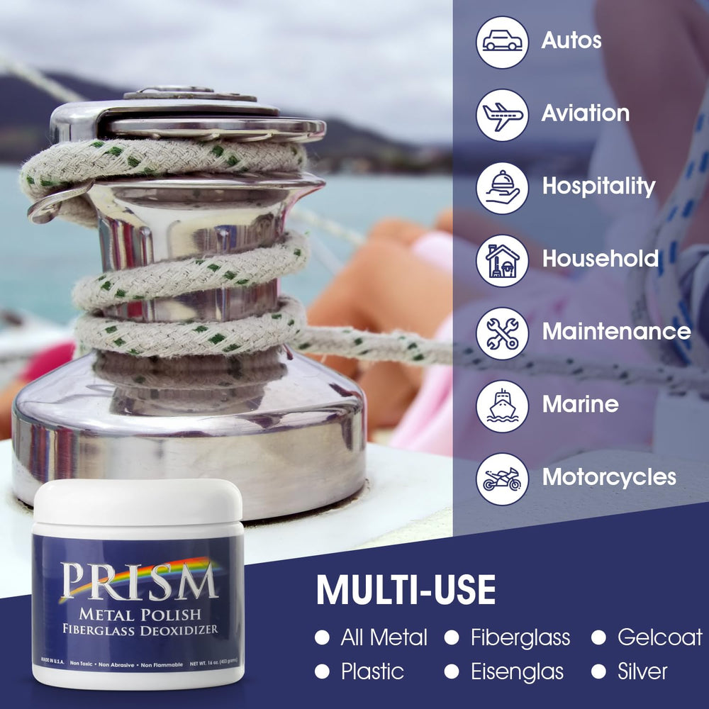 Prism Polish Metal Polish - 16 Ounce: Achieve a Safe, Lasting Shine, and Rust...