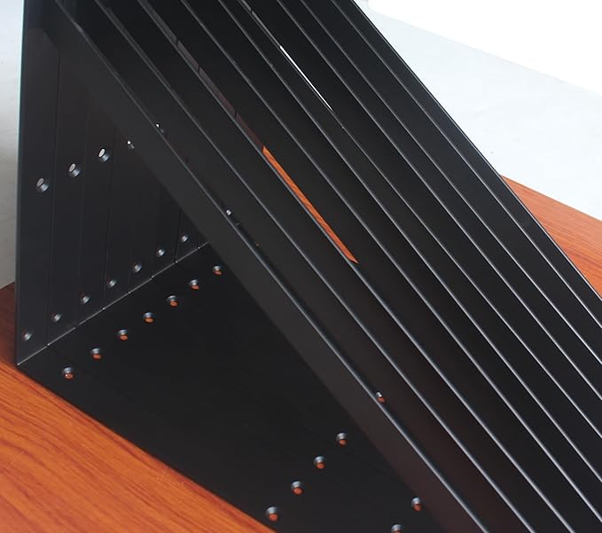 20 Pack L20 x H 12" Black Heavy Duty Shelf Brackets