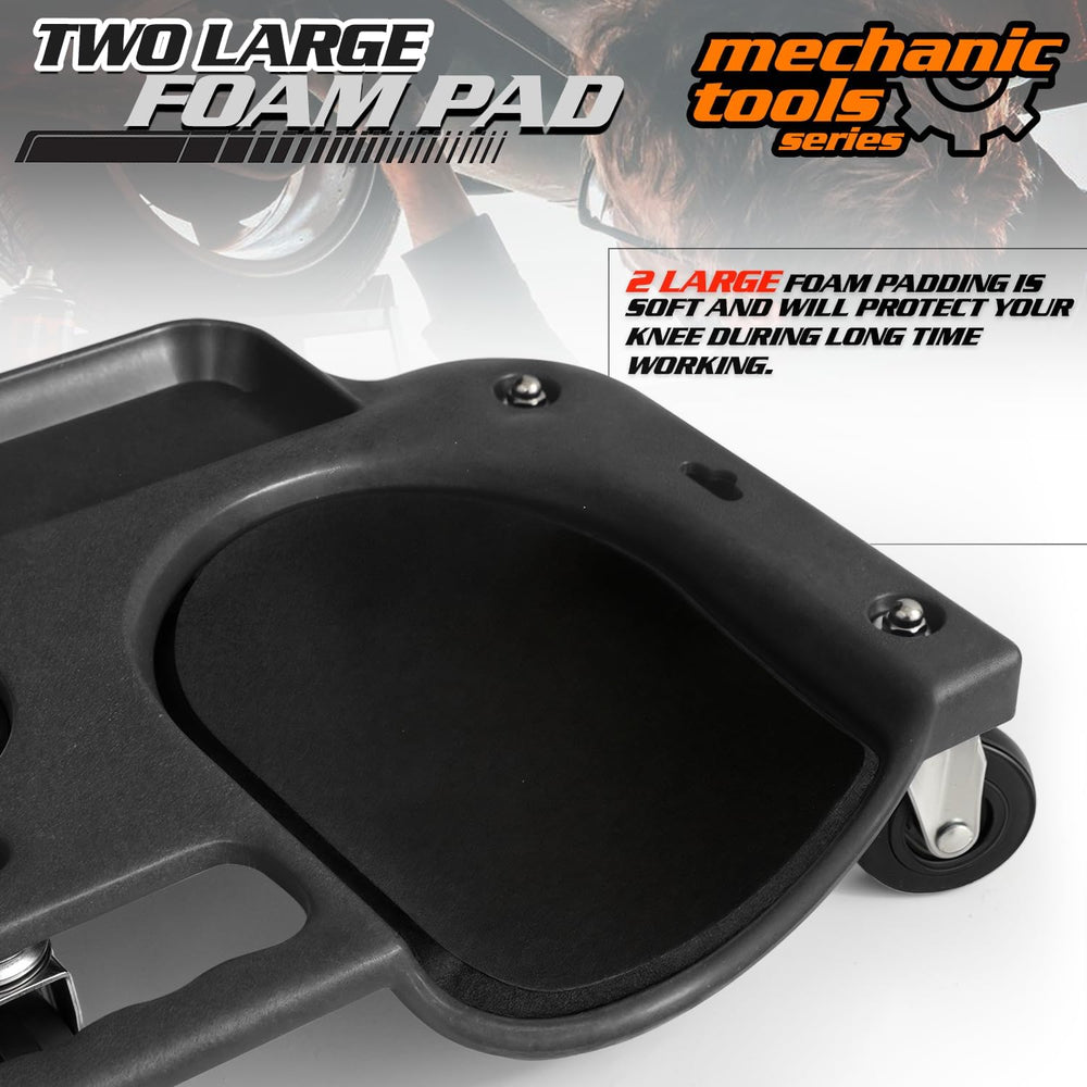 M-AUTO Rolling Knee Creeper Durable Knee Pads with Full 360 Degree Turn Caste...