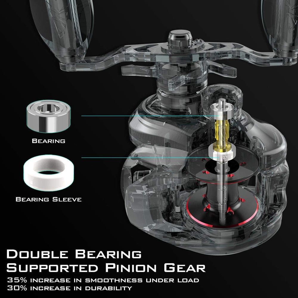 KastKing Royale Legend II Baitcasting Reels, Available in 5.4:1 and 7.2:1